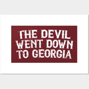 The Devil Went Down To Georgia Posters and Art